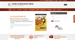 Desktop Screenshot of aitbspublishersindia.com